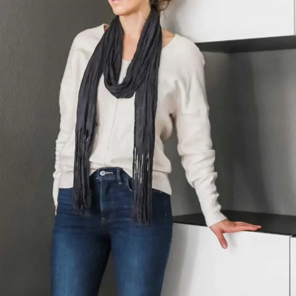 Express boho fringe Scarf